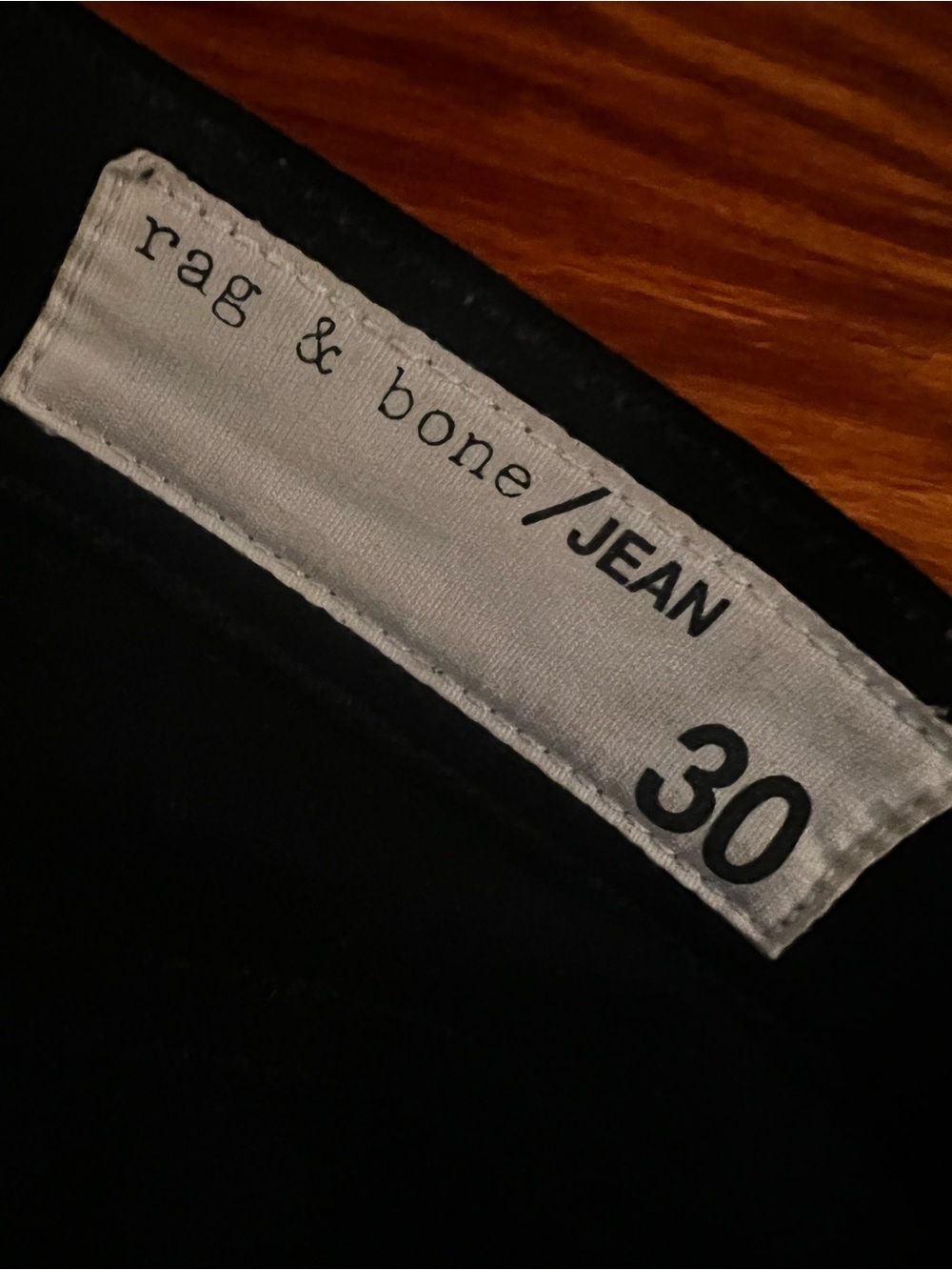 Rag & Bone 10” Crop Flare High Rise Kick Flare Black Jeans 30 - Picture 6 of 9